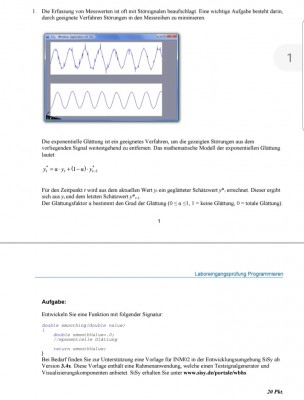 Anfänger braucht Hilfe (Exponentielle Glättung)